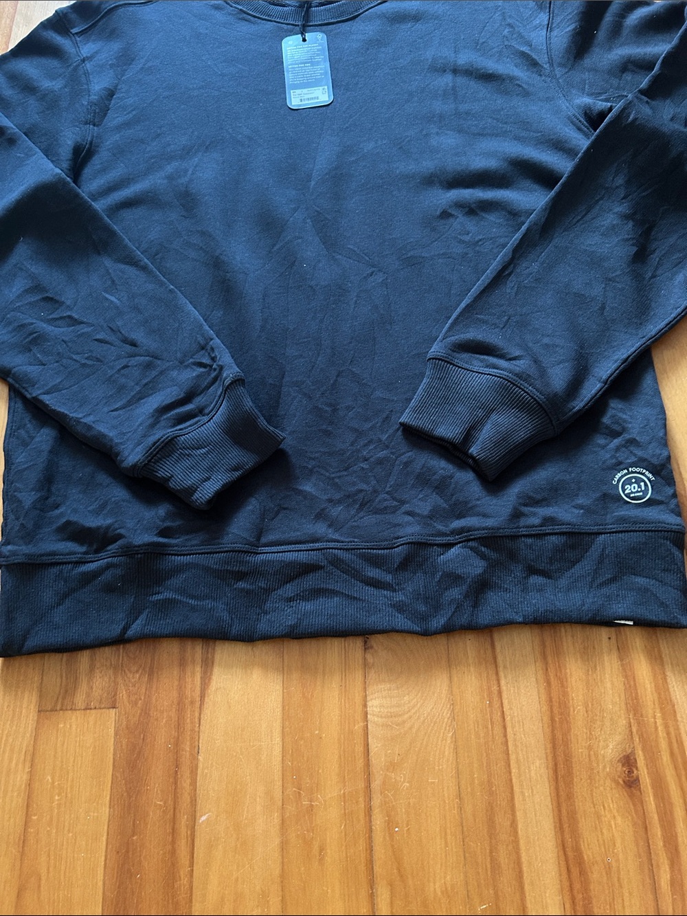 allbirds Black R & R Sweatshirt with Logo Patch - Picture 4 of 6